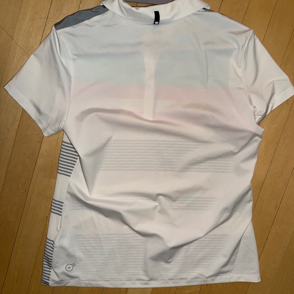 Puma Road Map pastel stripe polo, L, CB2577 - Picture 4 of 4